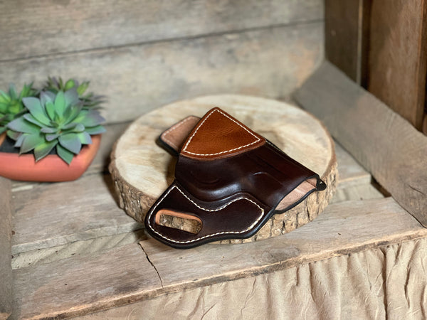 Leather Holster-The Pancake-Custom Leather Holster