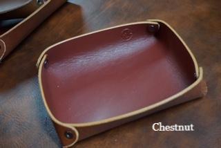 M&W Valet Leather Catch All Tray - M & W Leather