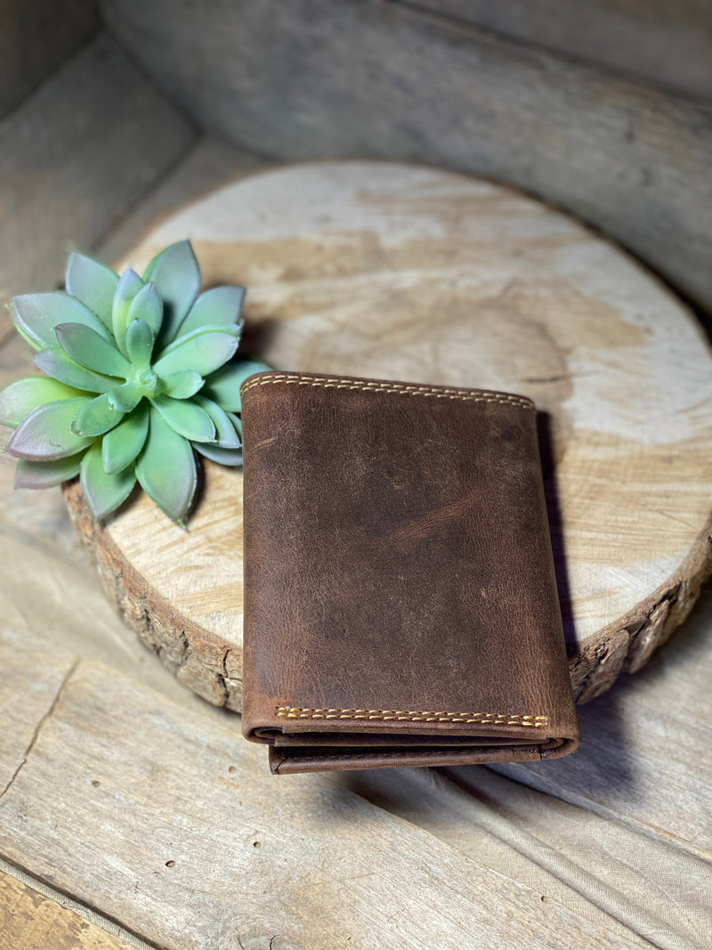 Leather Wallet | Trifold | 398