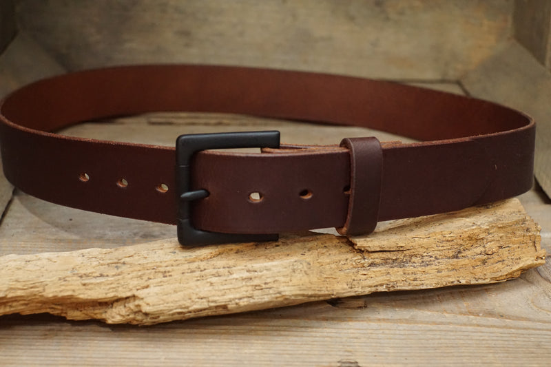 Full-Grain Leather Belt - English Bridle  1.5"-“THE BILTMORE”