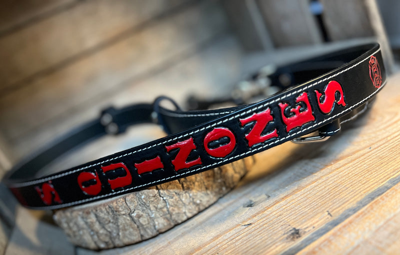 Radio Strap-Custom Stitched Personalized-Leather-gift for him