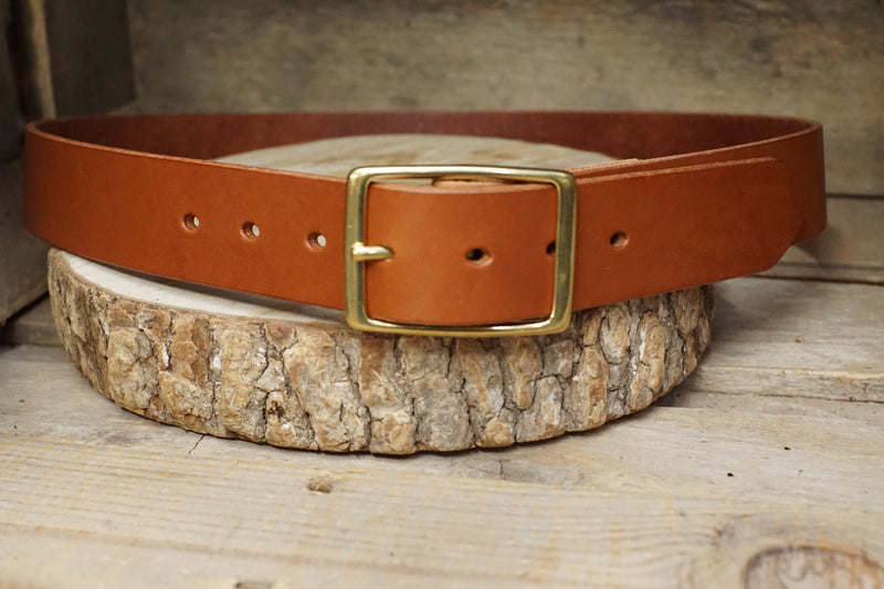 THE BILTMORE-CB- English Bridle Leather Belt - 1.5"