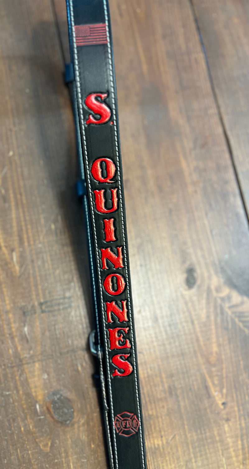 Radio Strap-Custom Stitched Personalized-Leather-gift for him