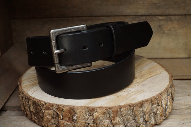THE BILTMORE-RL Custom Leather Belt - English Bridle  1.5"