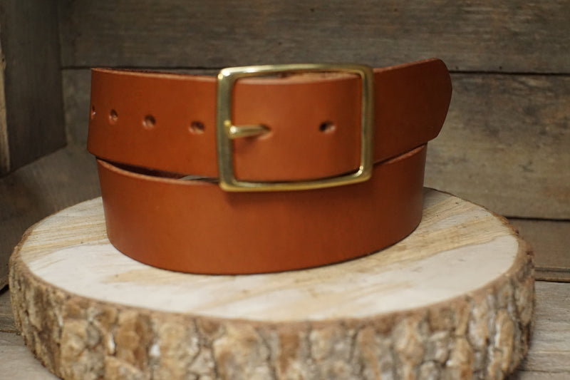 THE BILTMORE-CB- English Bridle Leather Belt - 1.5"