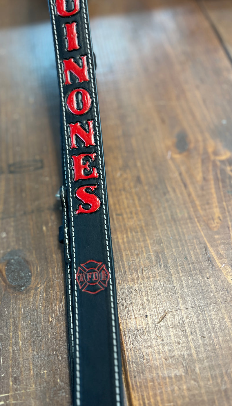 Radio Strap-Custom Stitched Personalized-Leather-gift for him