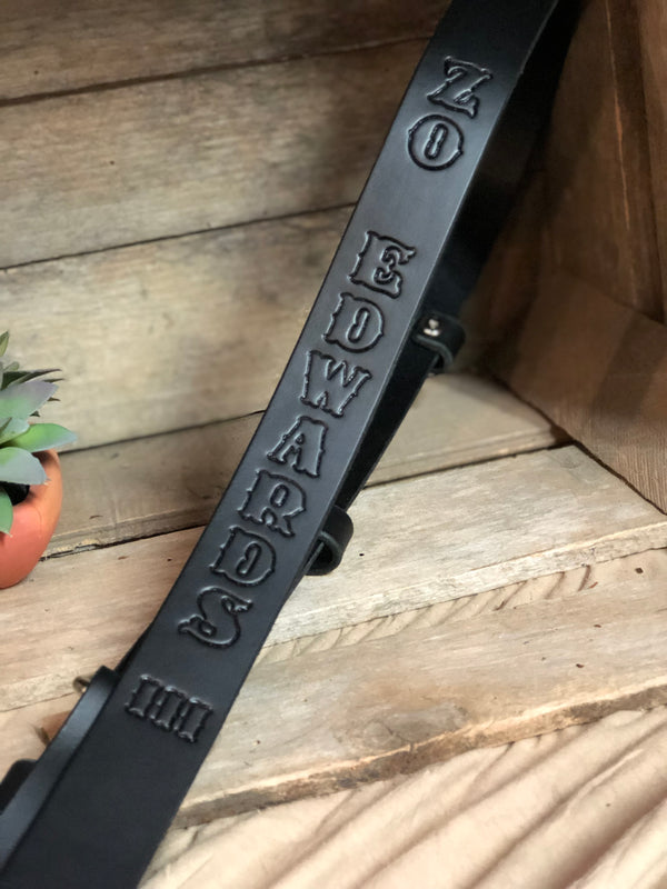 Radio Strap-Custom-Personalized-Leather-gift for him