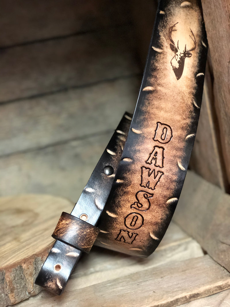 Rifle Sling: Personalized Leather-Hunter's Gift
