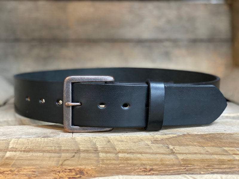 THE TARHEEL-HS-Original Plain Leather Belt-1.5