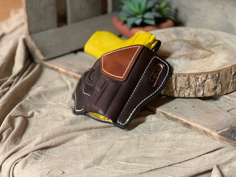 Leather Holster-The Pancake-Custom Leather Holster