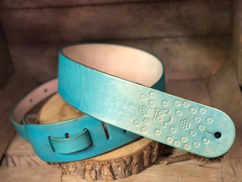 Pearlescent Guitar Strap| Bright Colors | 2.5"