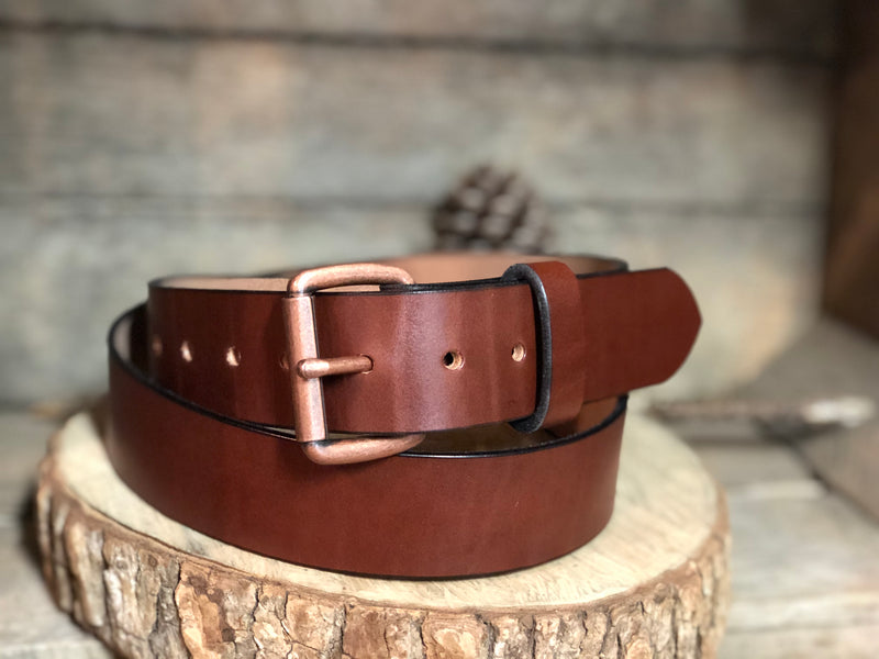 Leather belt 1.5"-Full Grain leather ,Men's leather belt women's leather belt personalized gift USA