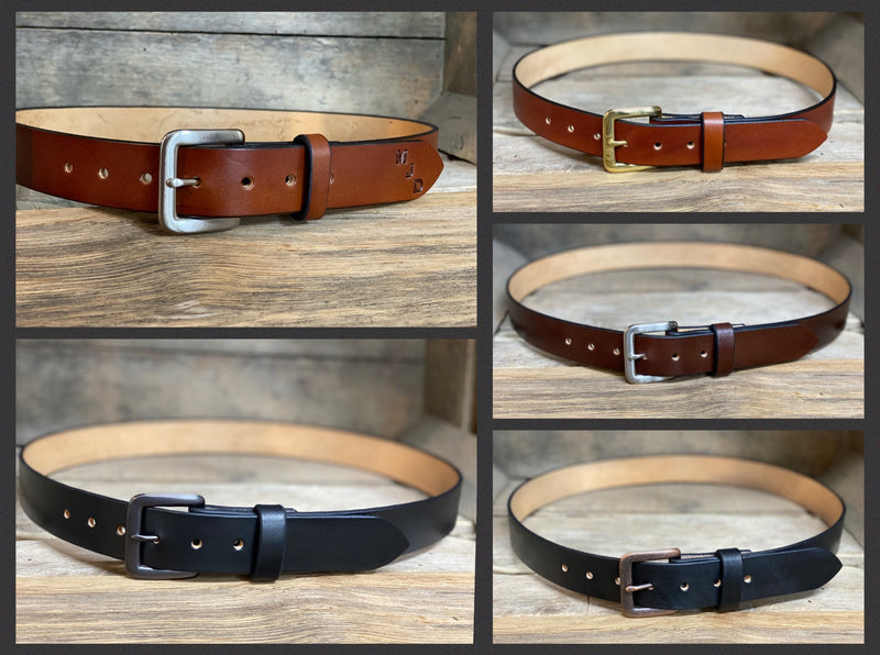 Skinny Leather 3/4” Full Grain leather Belt Hand-made Womens, teen girls,  high waist belt, narrow leather belt