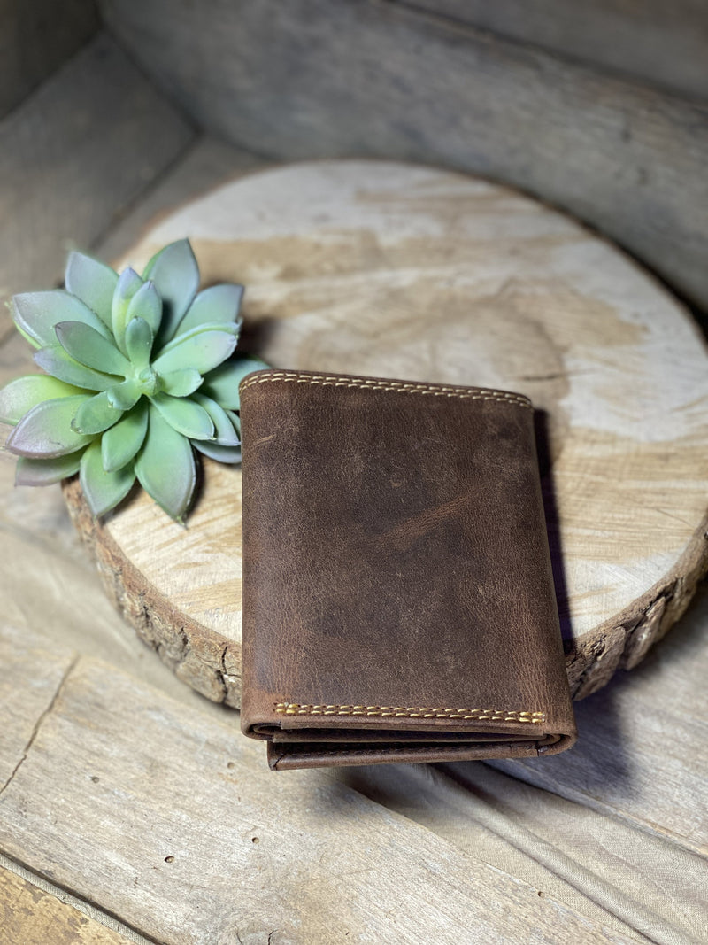 Leather Tri-fold Wallet | 359