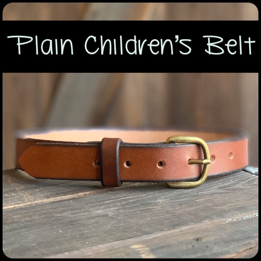 Kids leather belt hotsell