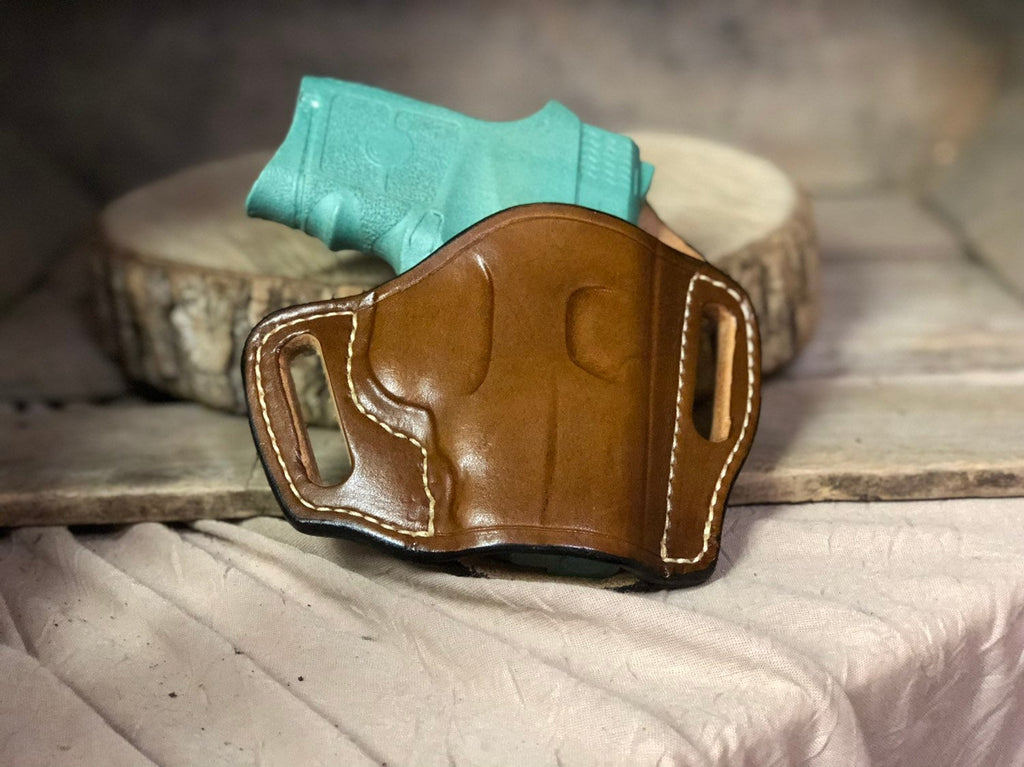 Leather Holster-The Pancake-Custom Leather Holster – M & W Leather