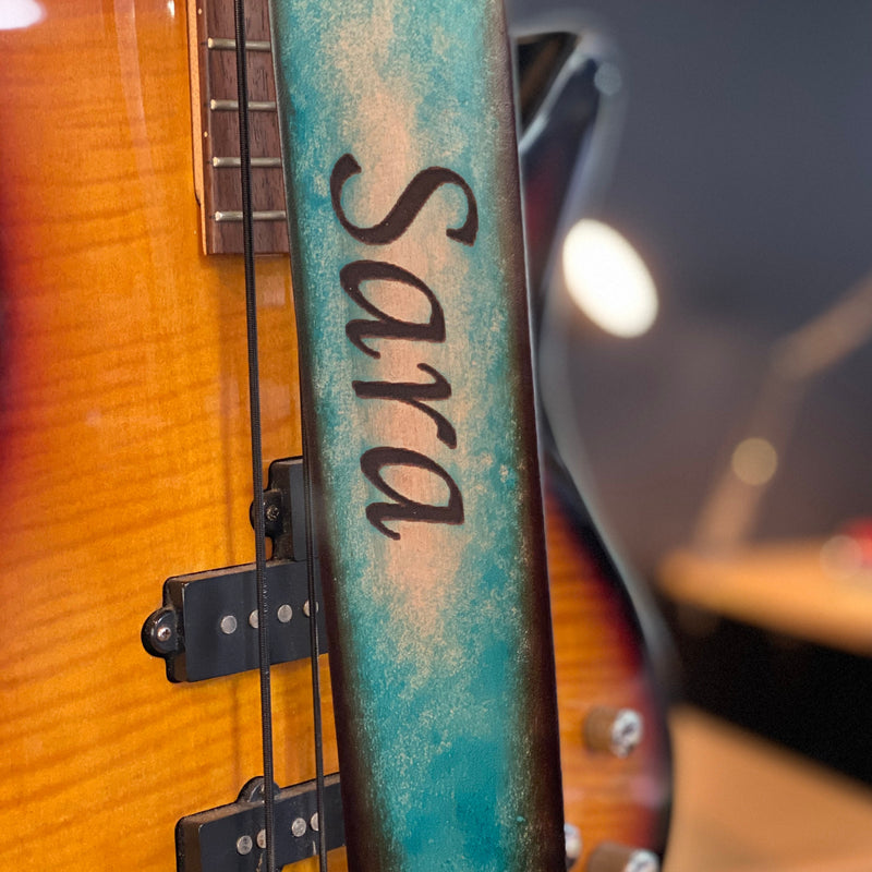 Custom Guitar Strap -  Name Engraved | 2.5"