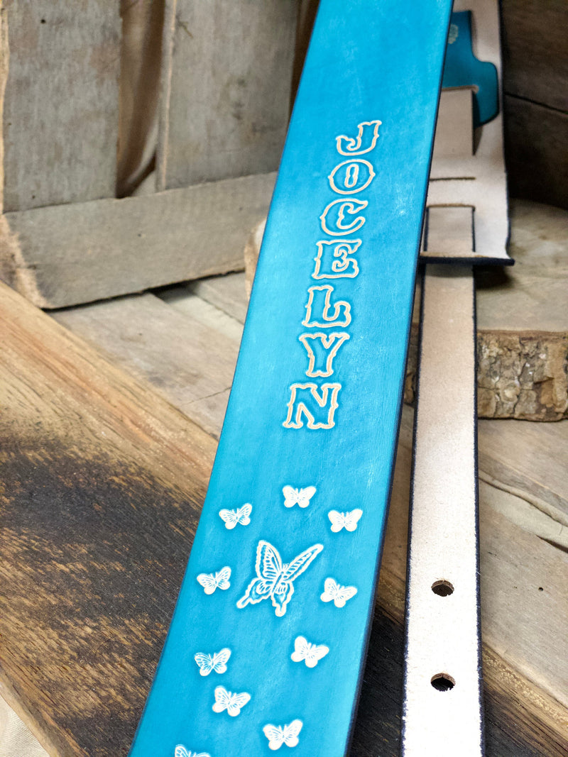CHILD’S GUITAR STRAP Personalized child's leather guitar strap great Christmas  gift for a child who loves music and has a passion for playing