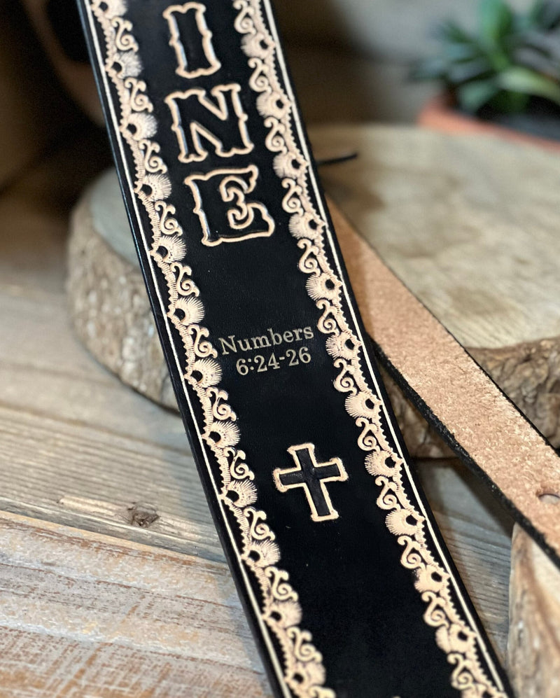Special Scripture | Special Date *FRONT SIDE ADDITION of your guitar strap purchase*