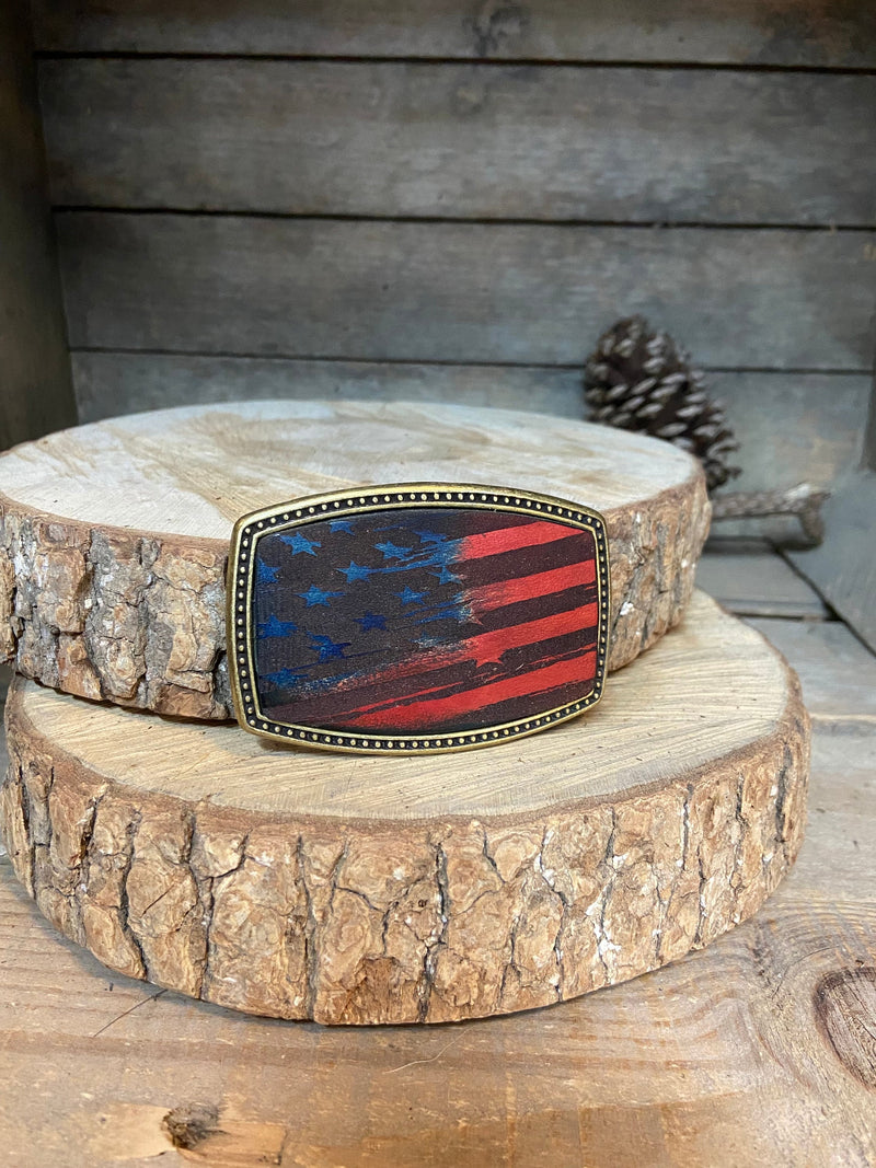 Belt Buckle | American Flag