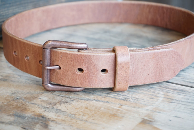 Sand Basic Thick Genuine Leather Belt