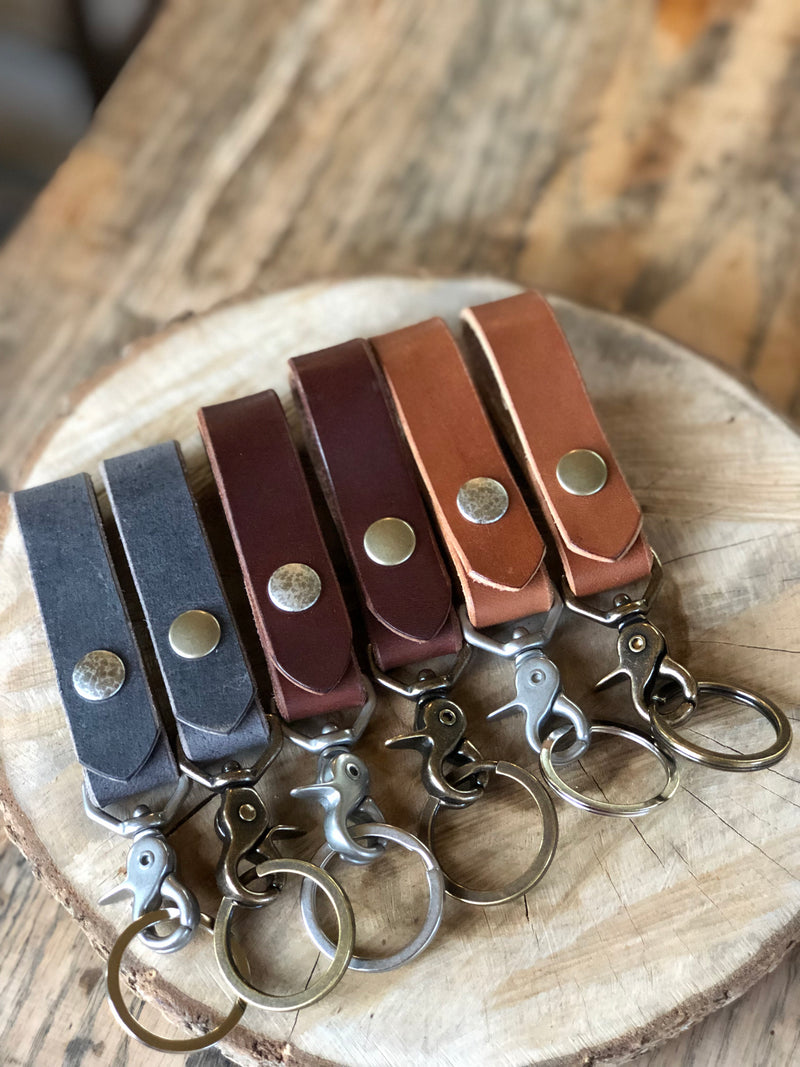 Belt Loop Key chain, great groomsmen wedding gift, leather gift