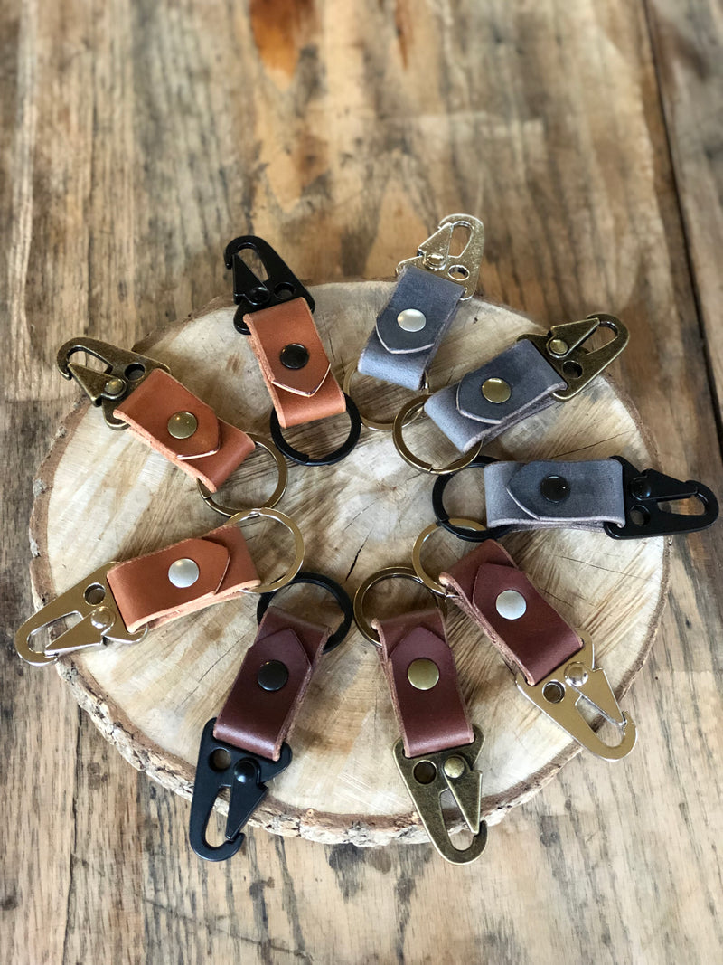 Lever Snap Key Clip - M & W Leather