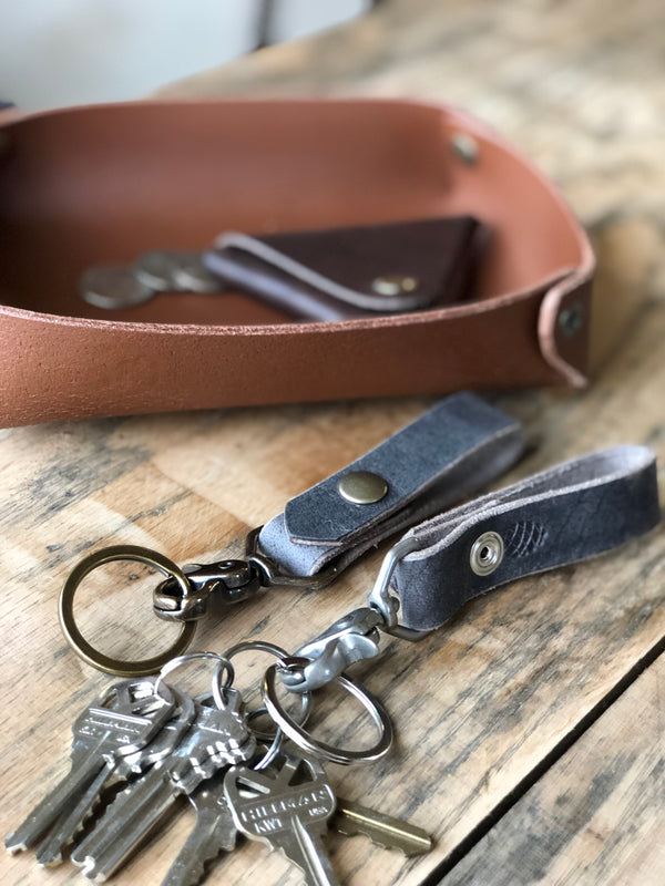 Belt Loop Leather Key chain - M & W Leather