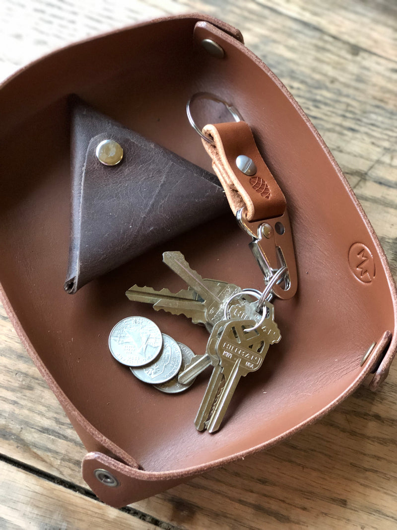 Lever Snap Key Clip - M & W Leather