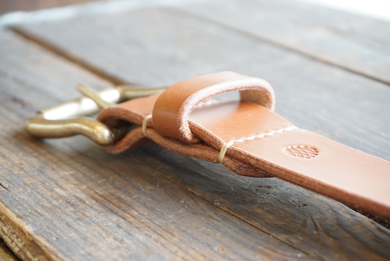 Calvary Leather Belt-Narrow version-Hand Sewn